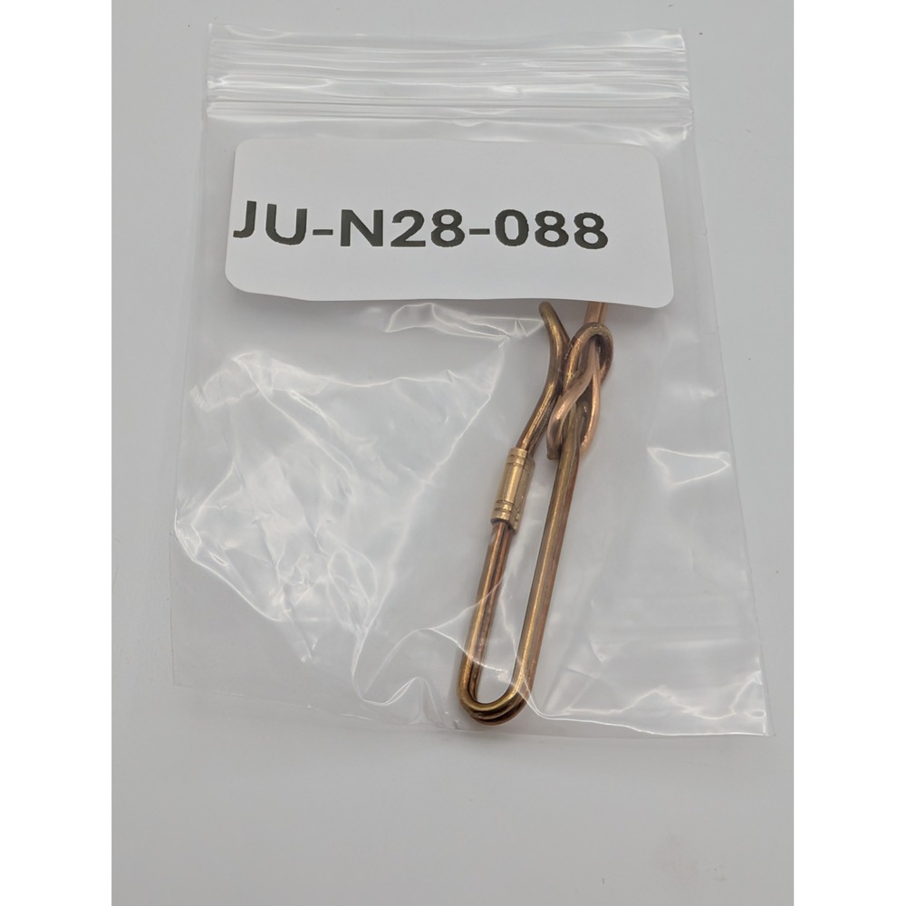 Vintage Krementz Gold Tone Money Clip Tie Bar Love Knot Design Signed USA 2.5" - Picture 9 of 9